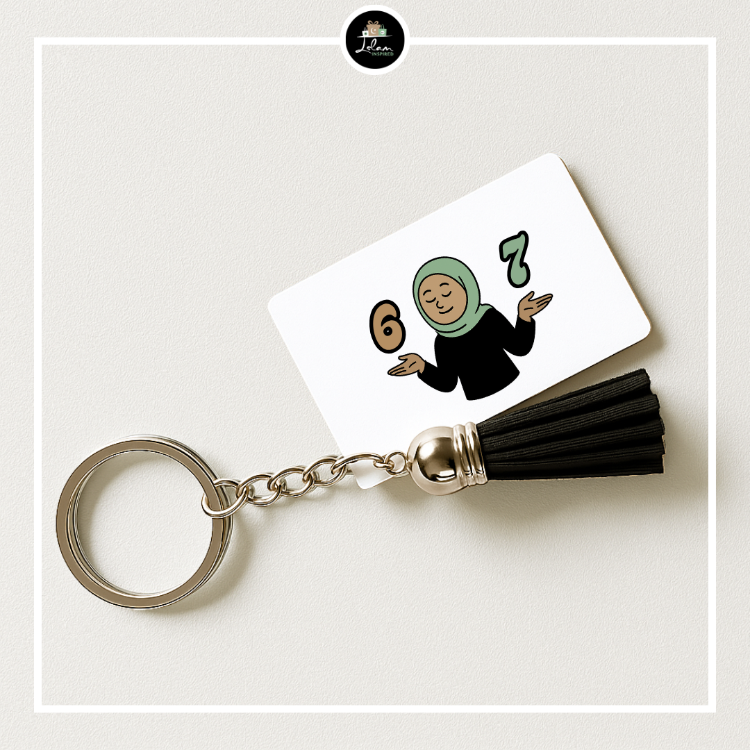 Sleutelhanger '67' voor een meisje