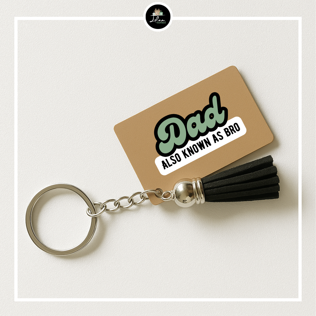 Sleutelhanger 'Dad, also known as bro'