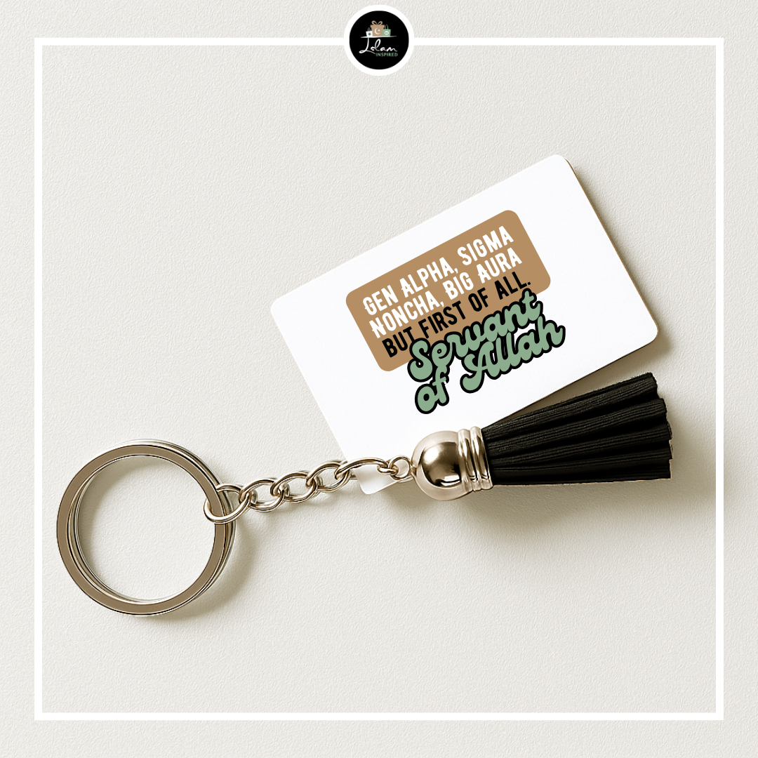 Single Sided Personalized Keychain