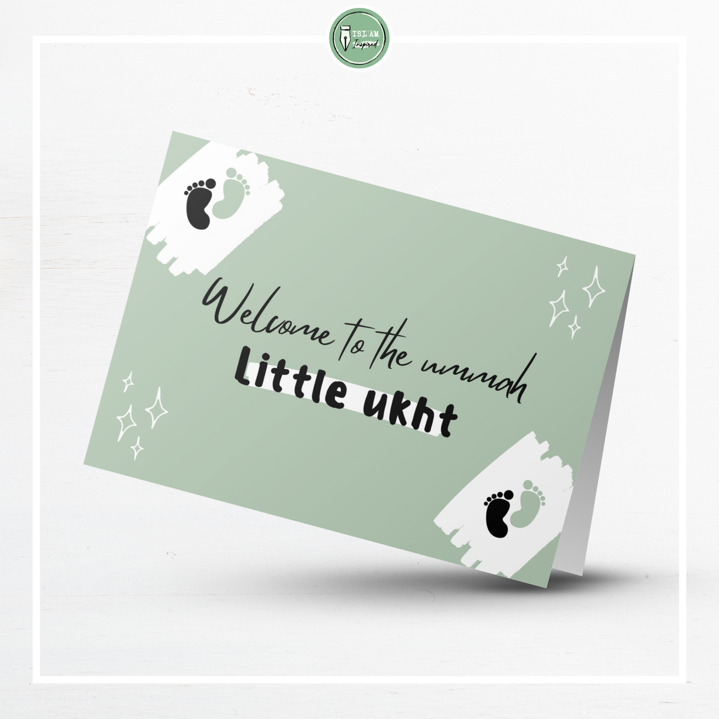 Wenskaart 'Welcome to the ummah, little ukht (sister)'