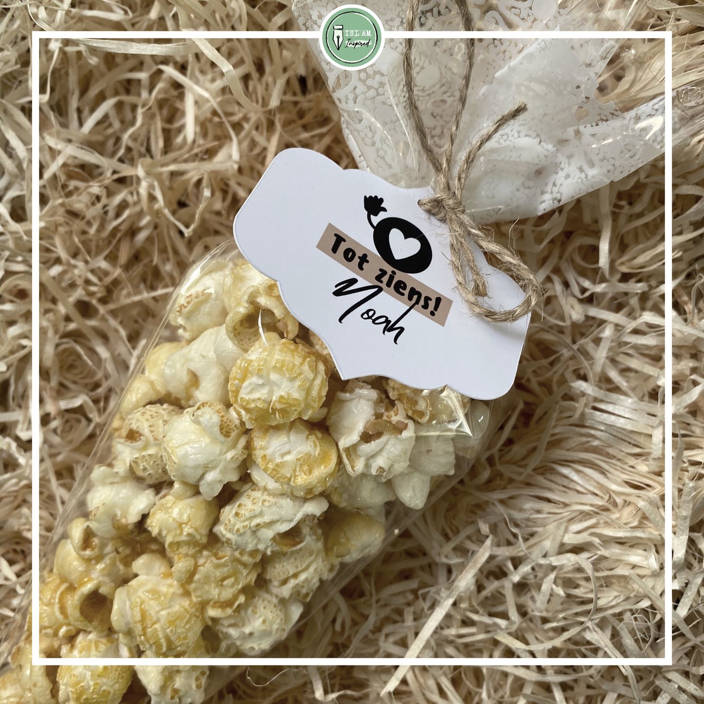 Popcorn puntzak 'Tot ziens'