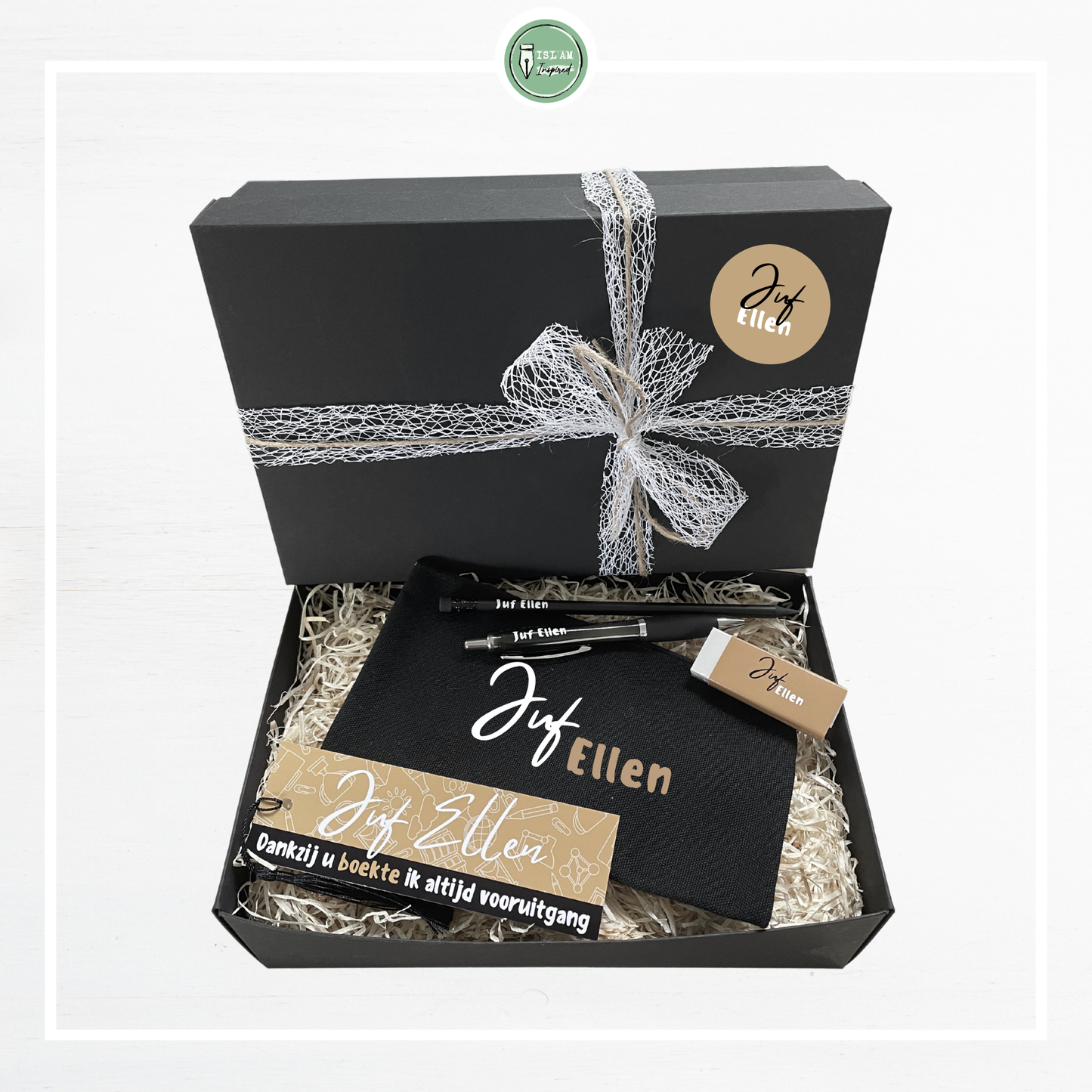 Giftbox voor een juf/meester 'praktisch'