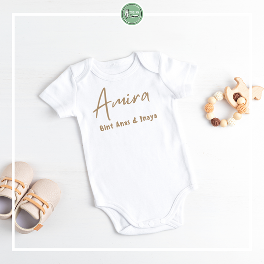 Gepersonaliseerd rompertje voor een meisje/dochter