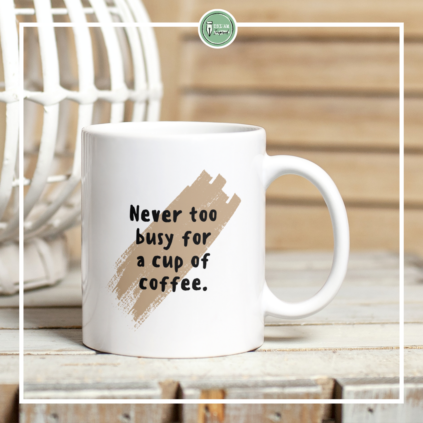 Mok 'Never too busy for a cup of tea/coffee'