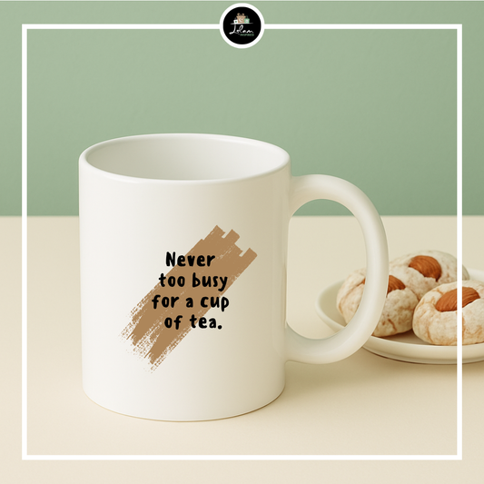 Mok 'Never too busy for a cup of tea/coffee'