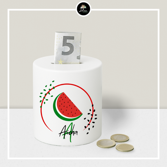 Gepersonaliseerde Palestina spaarpot