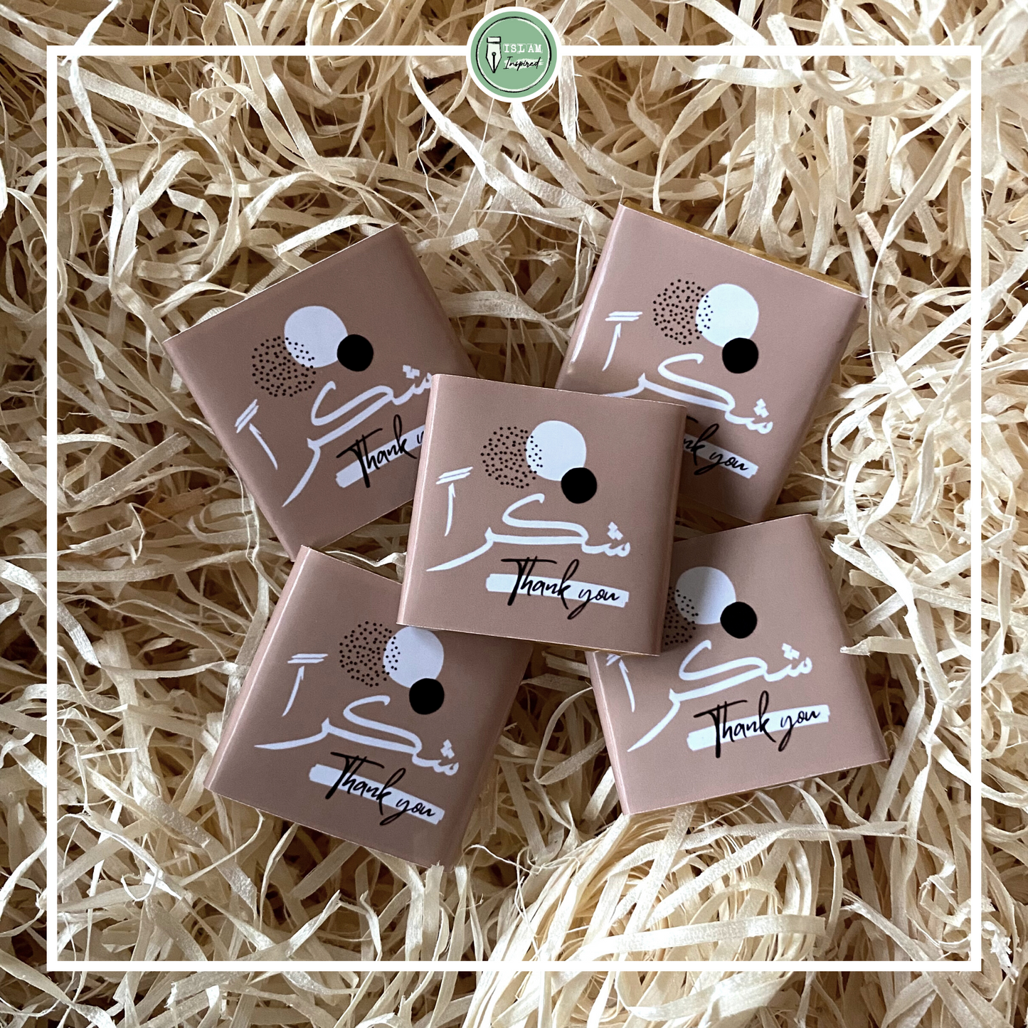 5 chocolaatjes 'Shokran'