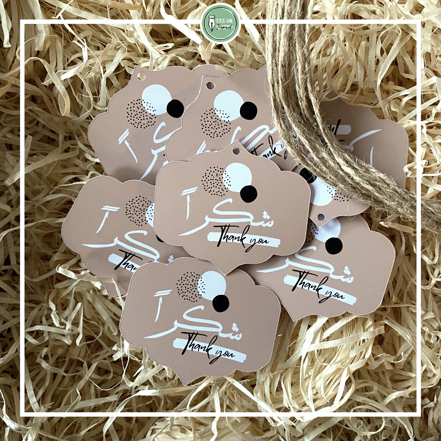 Gift tag 'Shokran'