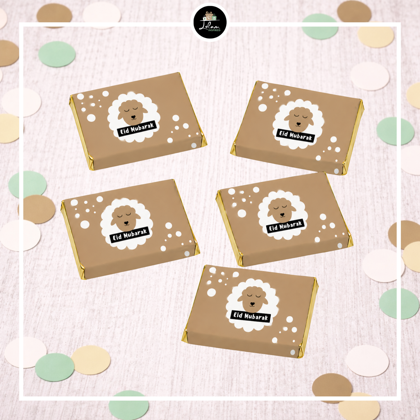 5 Eid mubarak chocolates 'Kaaba'