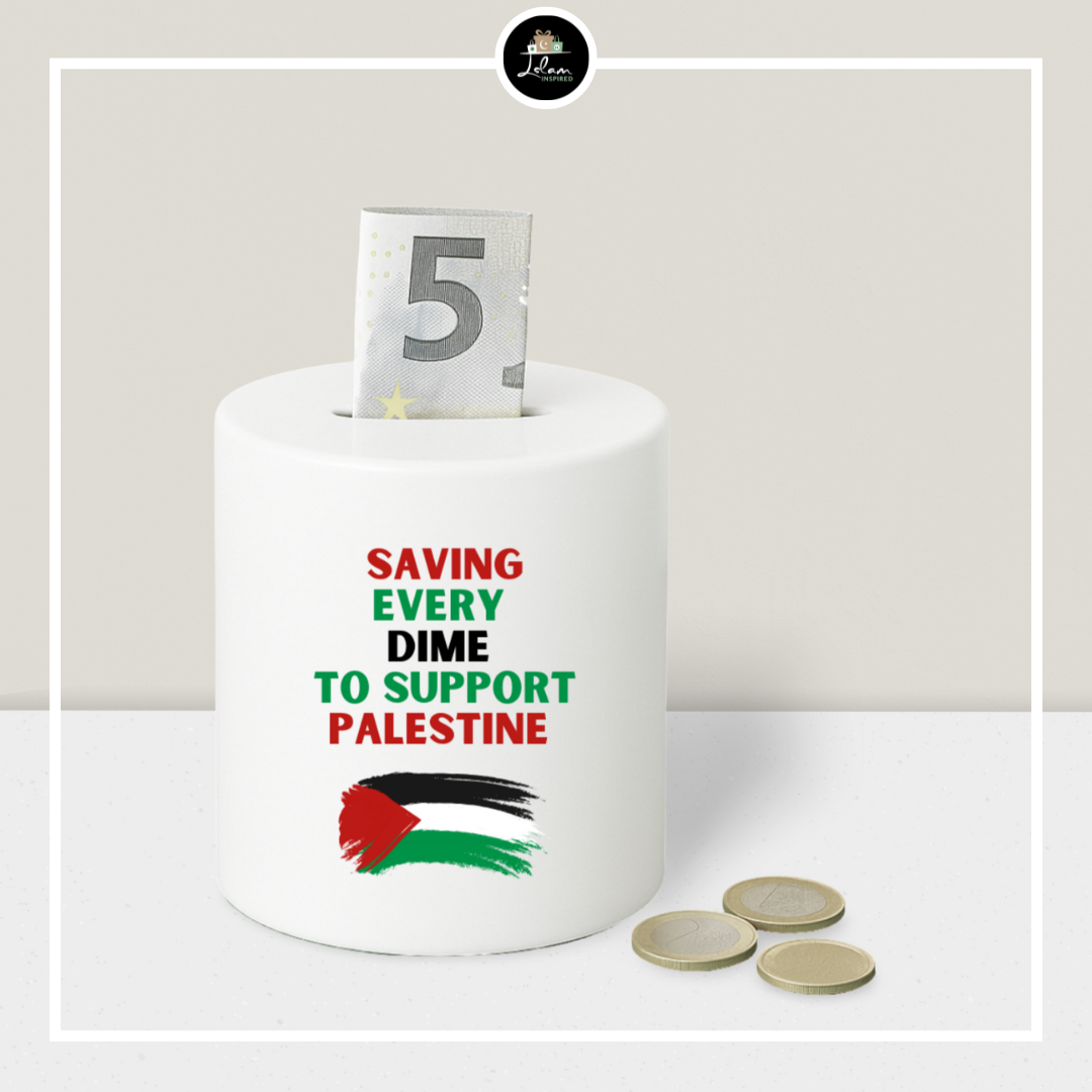 Palestina spaarpot 'Saving every dime to support Palestine'
