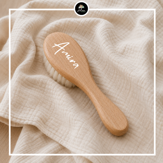 Baby brush with name