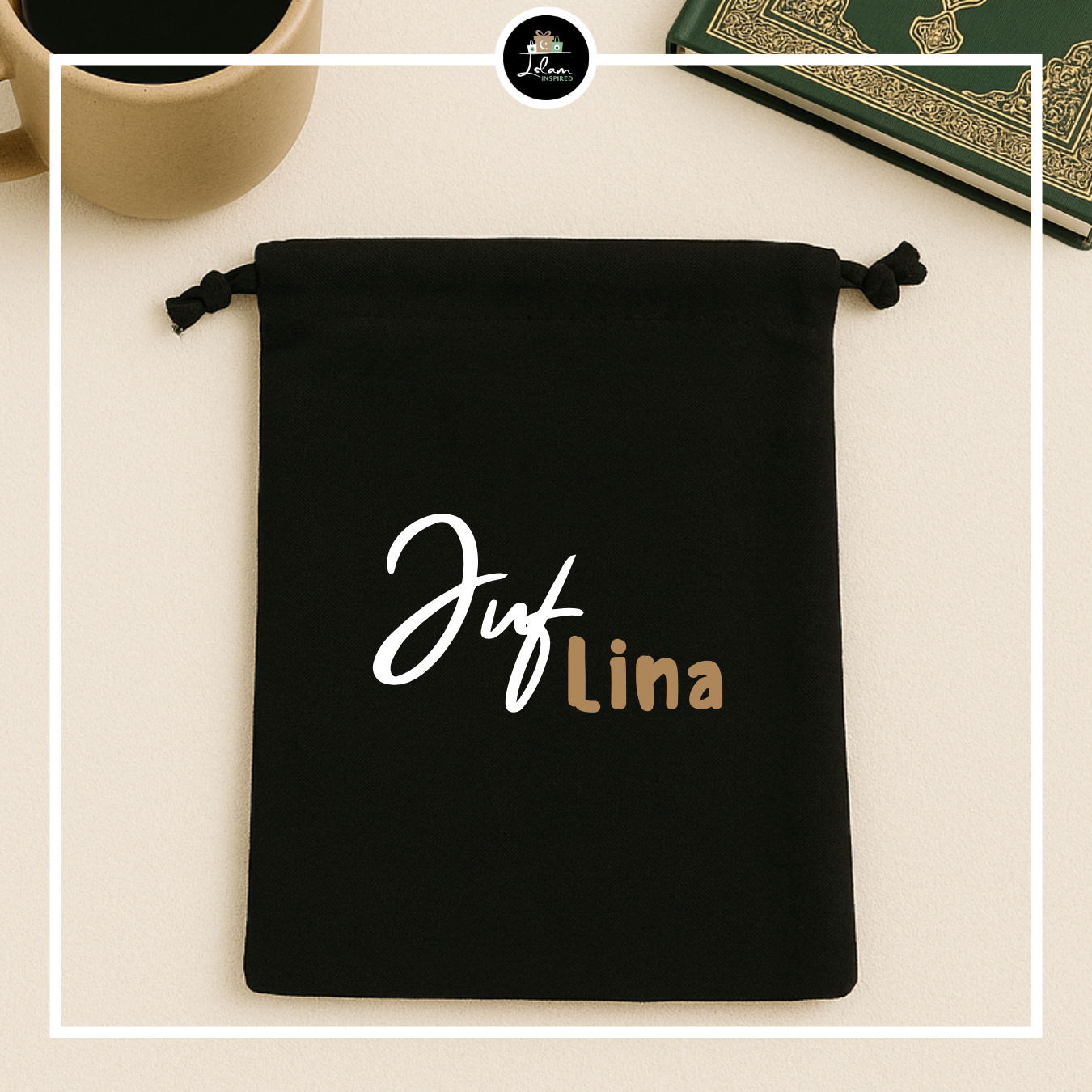 Personalized bookbag for a teacher