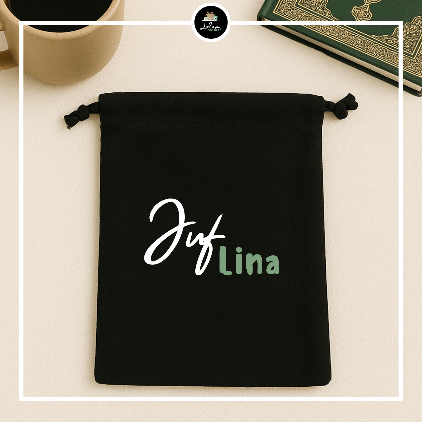 Personalized bookbag for a teacher