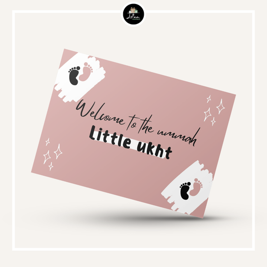 Giftbox voor een pasgeboren meisje 'little ukht'