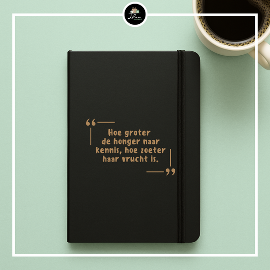 Notitieboek 'honger naar kennis'