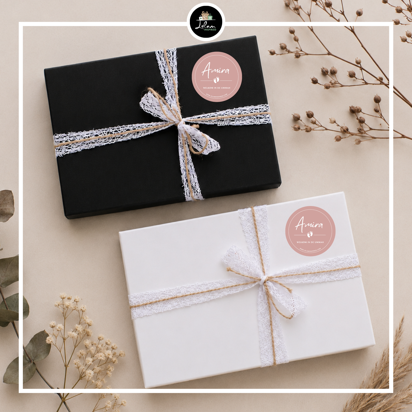 Giftbox voor een pasgeboren meisje 'little ukht'