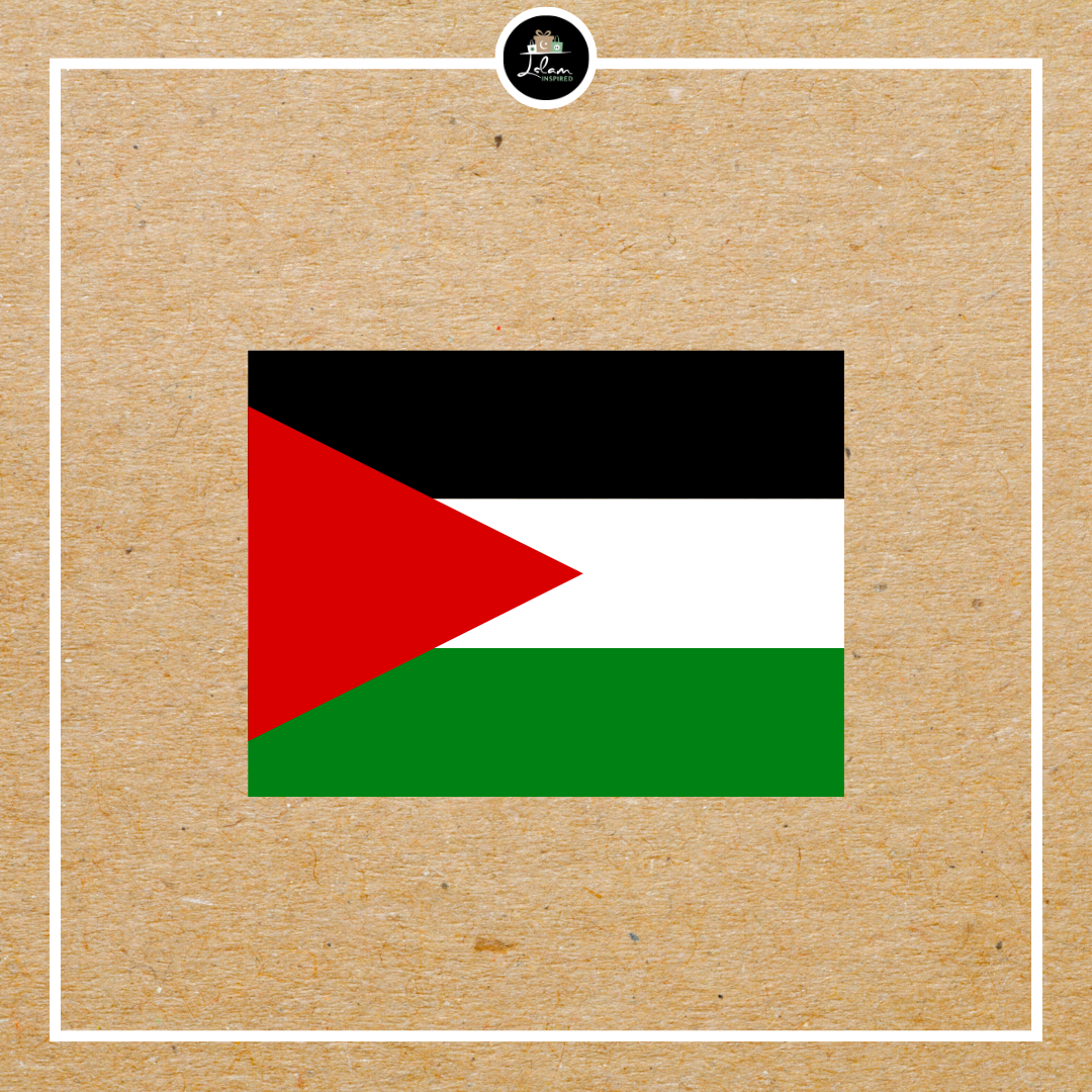Sticker Palestina (vlag)