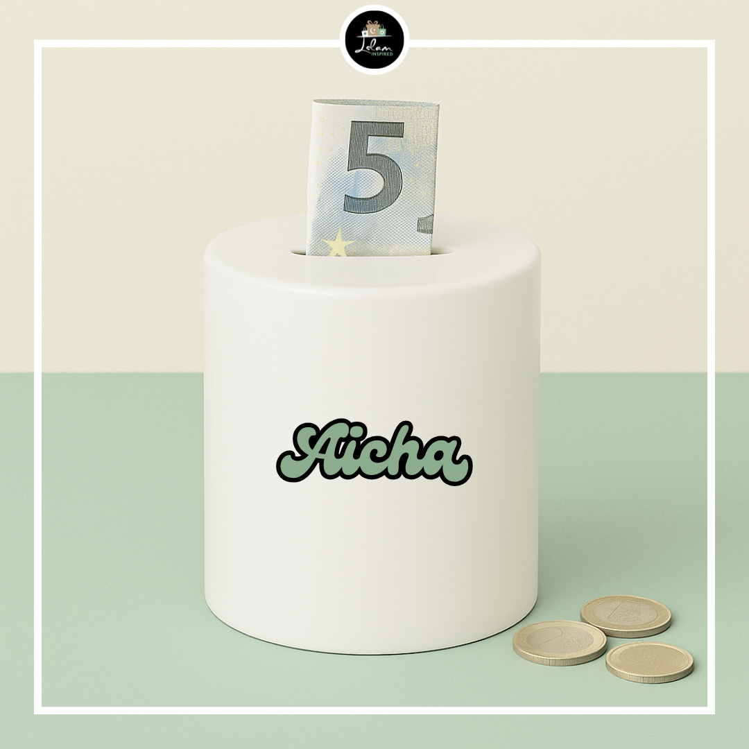 Gepersonaliseerde spaarpot 'Gen Z & Gen Alpha style'