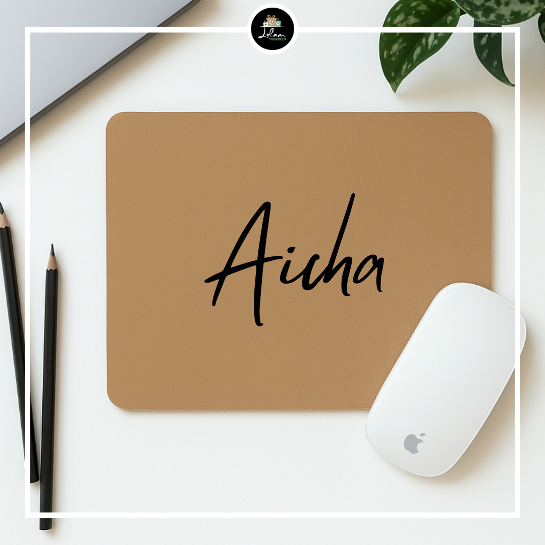 Gepersonaliseerde muismat - sierlijk