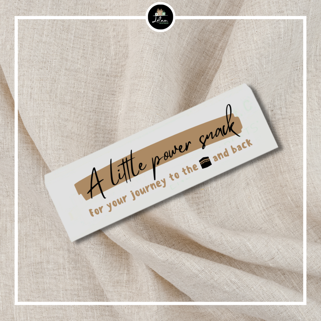 'A little power snack for your journey to the Kaaba and back'