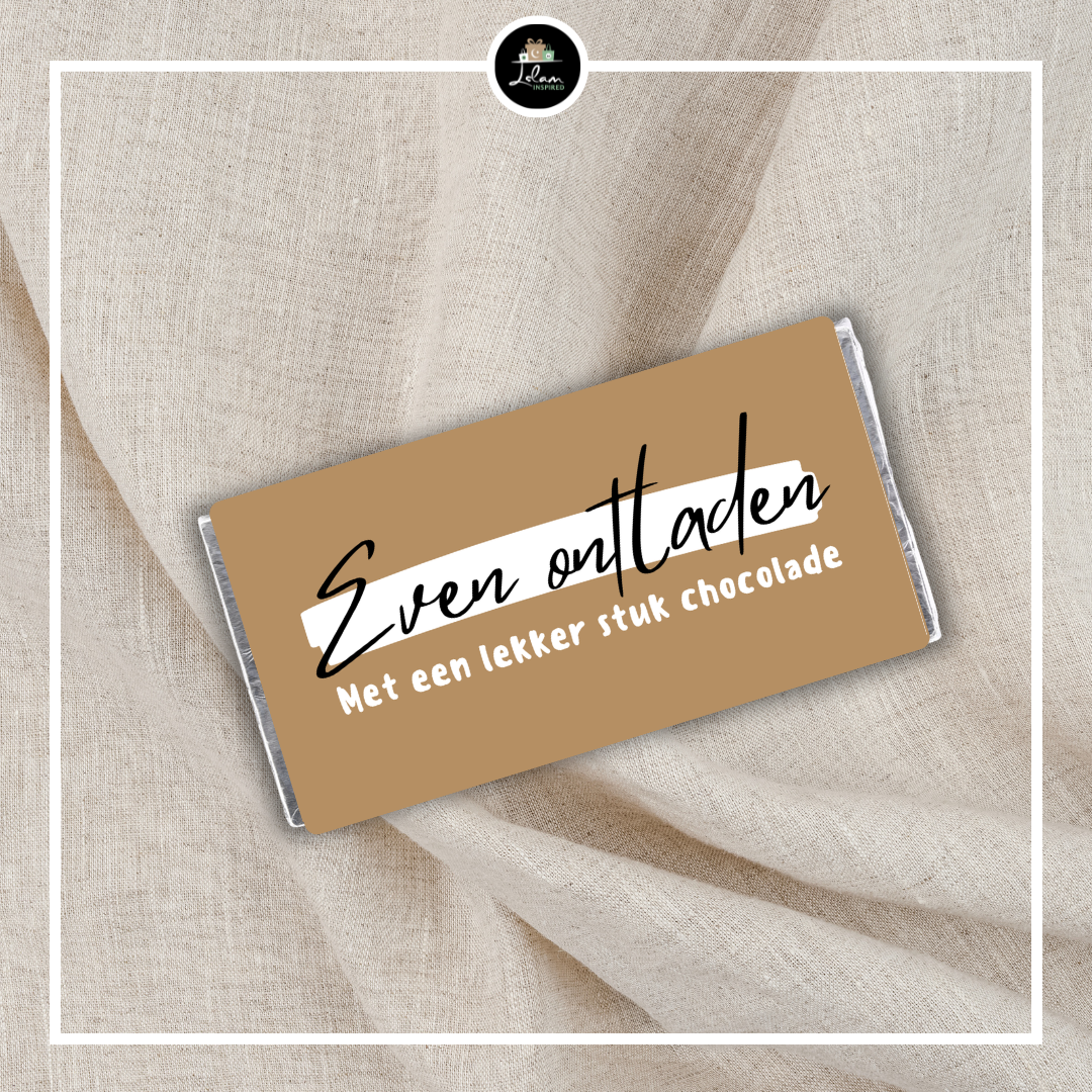 'Even ontladen met een lekker stuk chocolade'