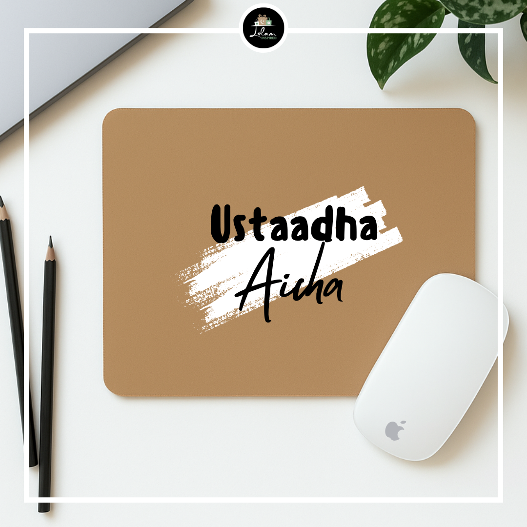 Gepersonaliseerde muismat voor een ustaadh(a)