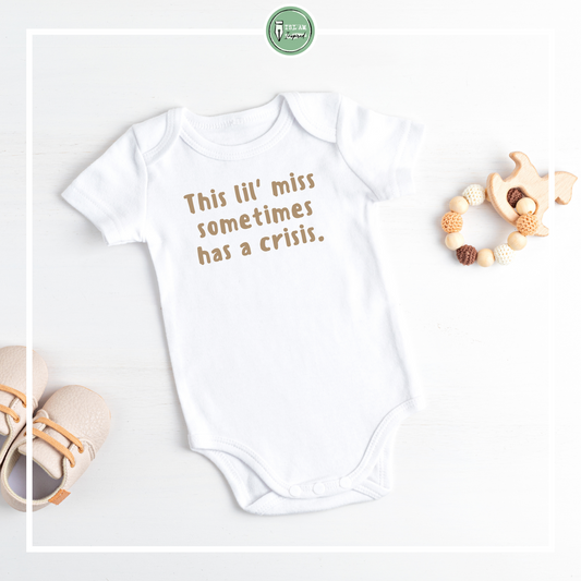 Rompertje 'This lil' miss sometimes has a crisis'