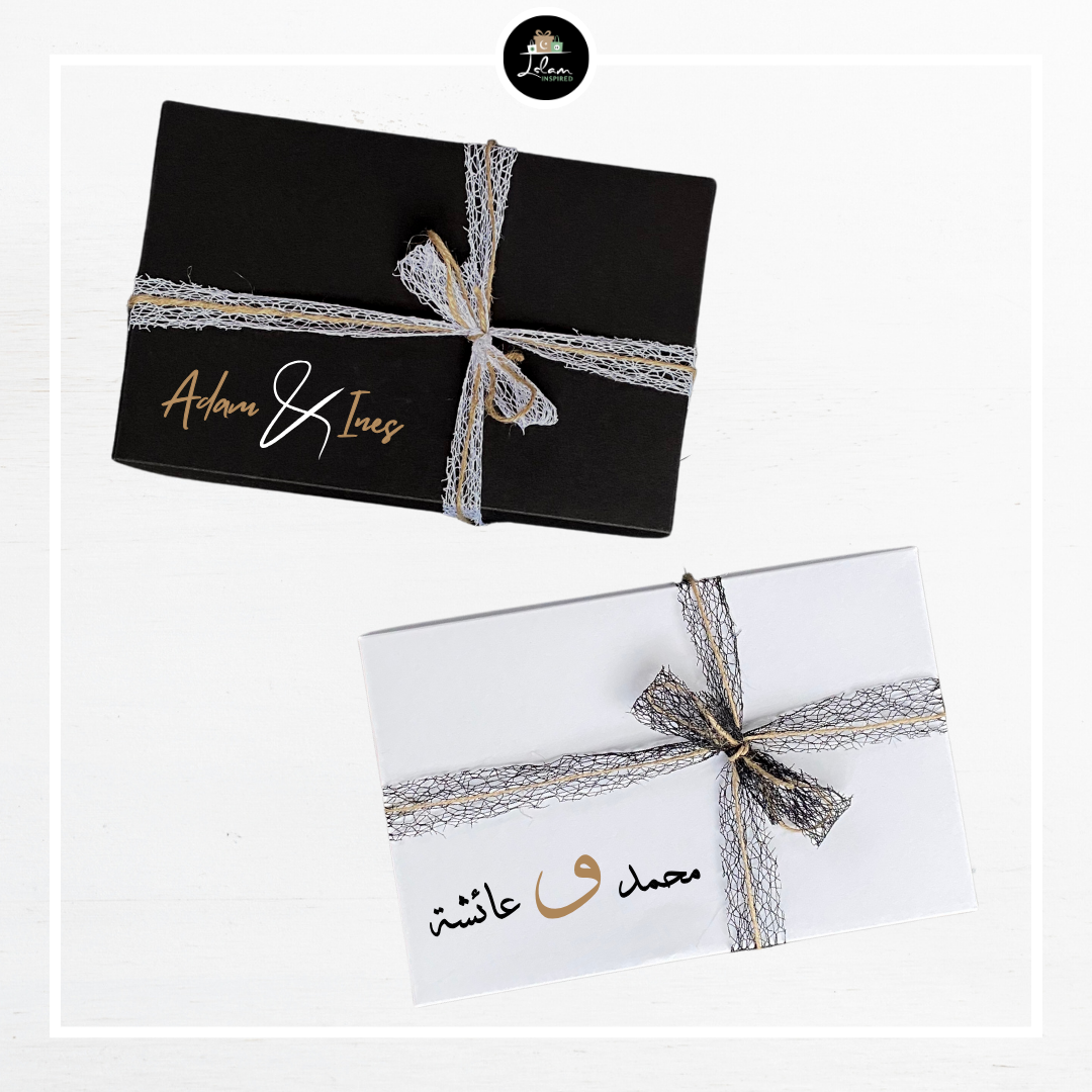 Gepersonaliseerde lege giftbox