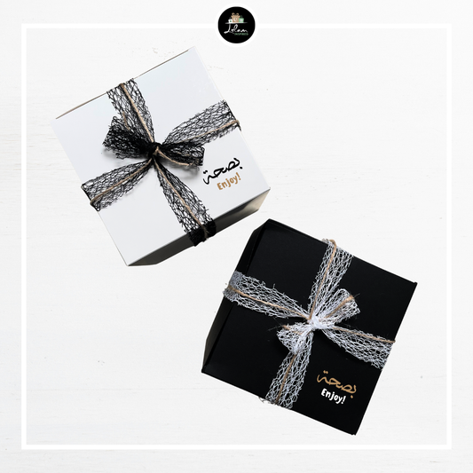 Leeg kubusdoosje voor diverse gelegenheden, geschikt voor mokken & co