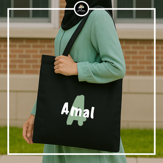 Gepersonaliseerde Totebag met naam en initiaal - Stoer