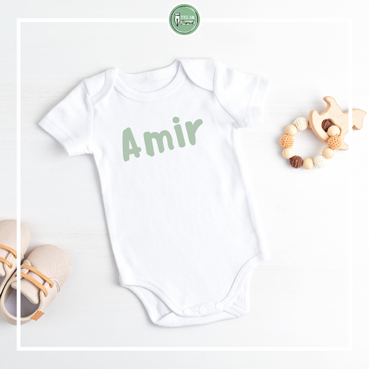 Gepersonaliseerd rompertje 'stoer'