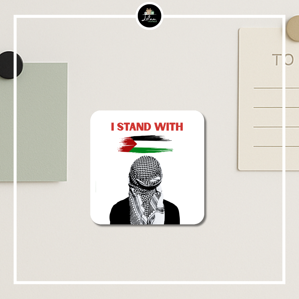 Magneet 'I stand with Palestine'
