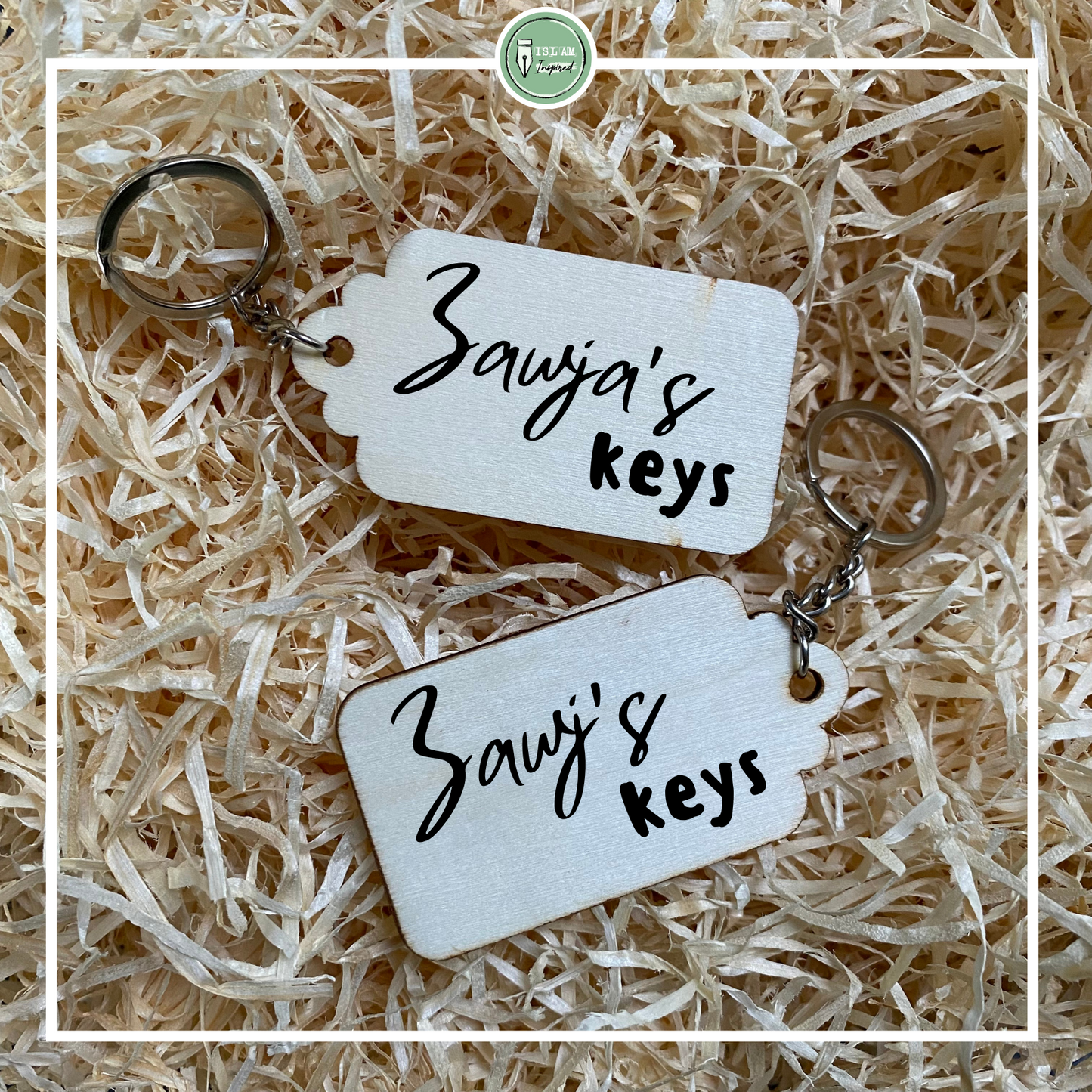 Enkelzijdige sleutelhanger 'Zawj of Zawja's keys'