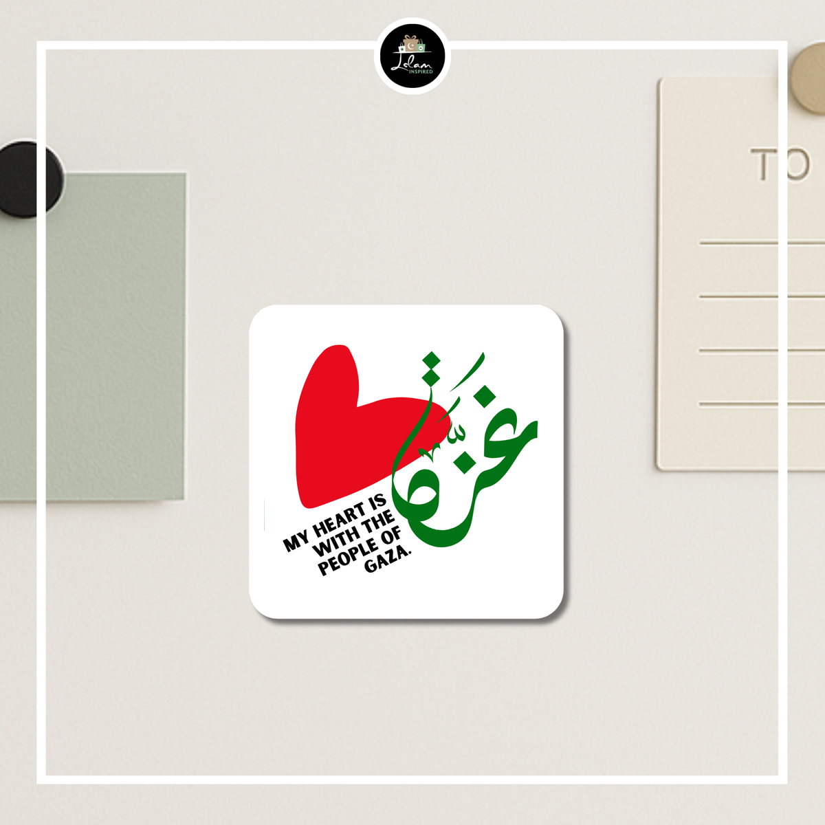 Magneet 'My heart is with the people of Gaza'