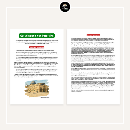 Interactieve Palestina printable