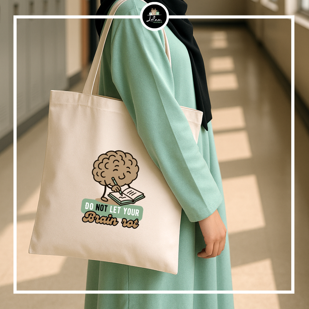 Totebag 'Do not let your brain rot'