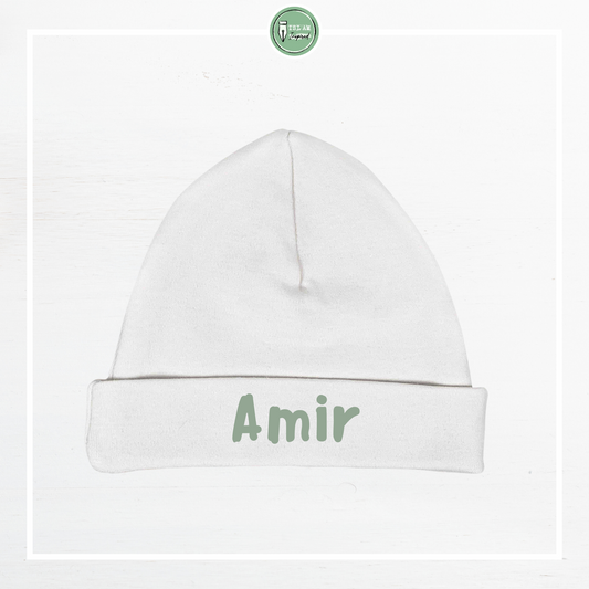 Gepersonaliseerd mutsje 'stoer'