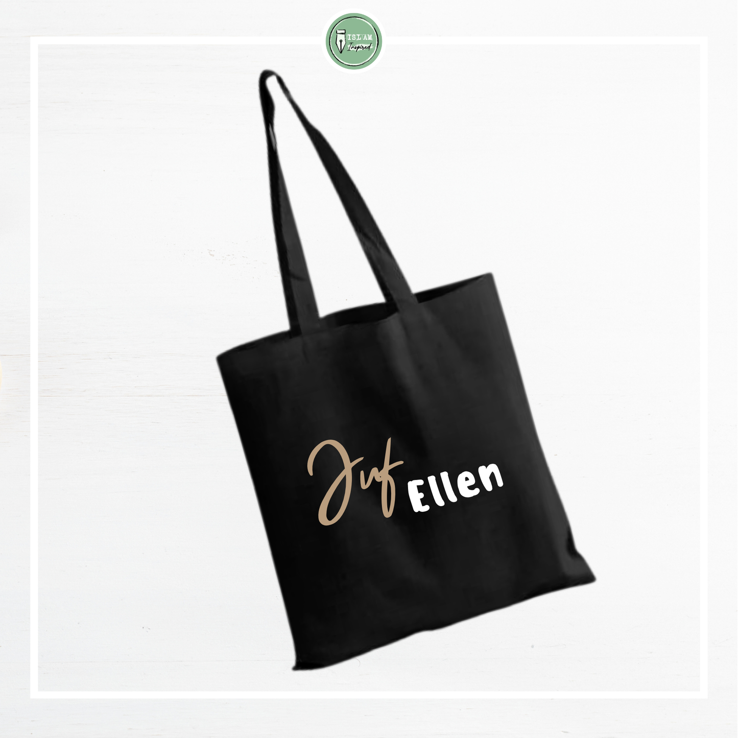 Gepersonaliseerde Totebag voor een juf of meester