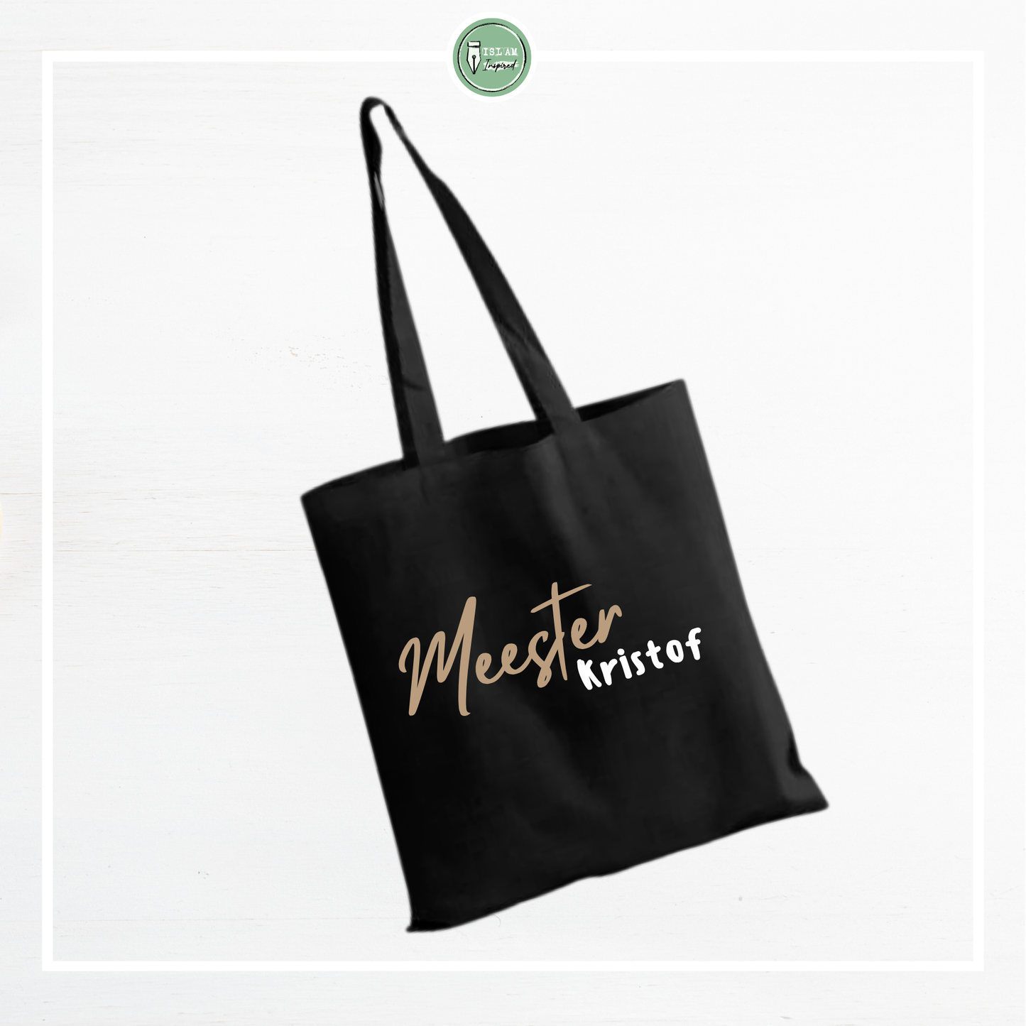 Gepersonaliseerde Totebag voor een juf of meester