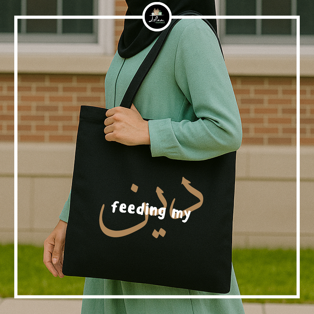 Totebag 'Feeding my deen'