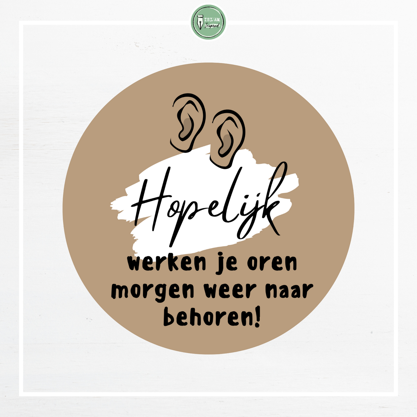 Stickervel huishoudelijke en schoolse verdiensten