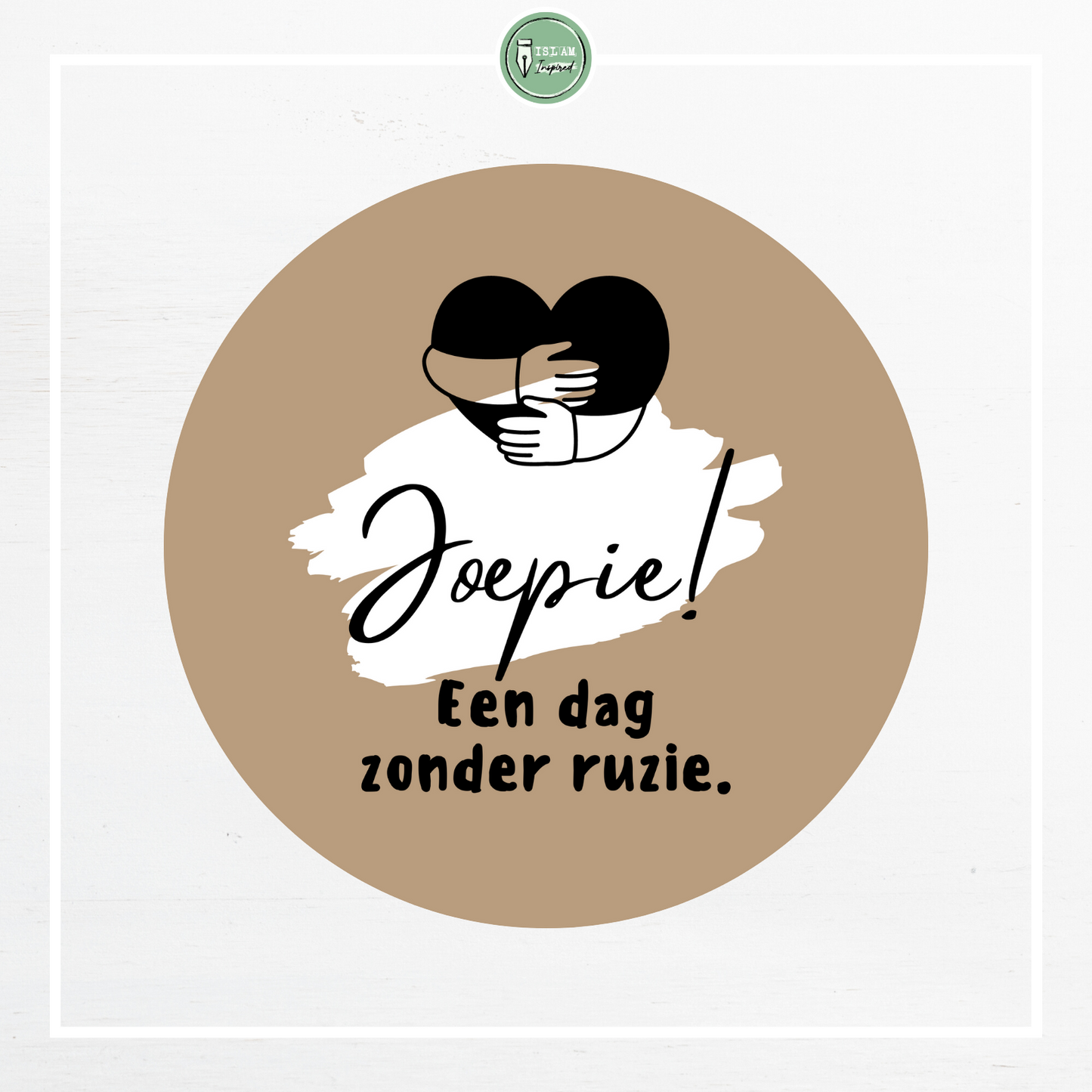 Stickervel huishoudelijke en schoolse verdiensten