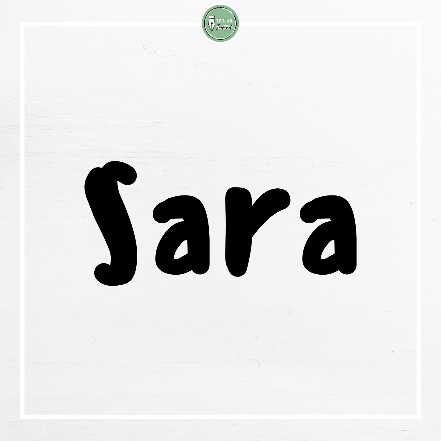 Vinyl name stickers