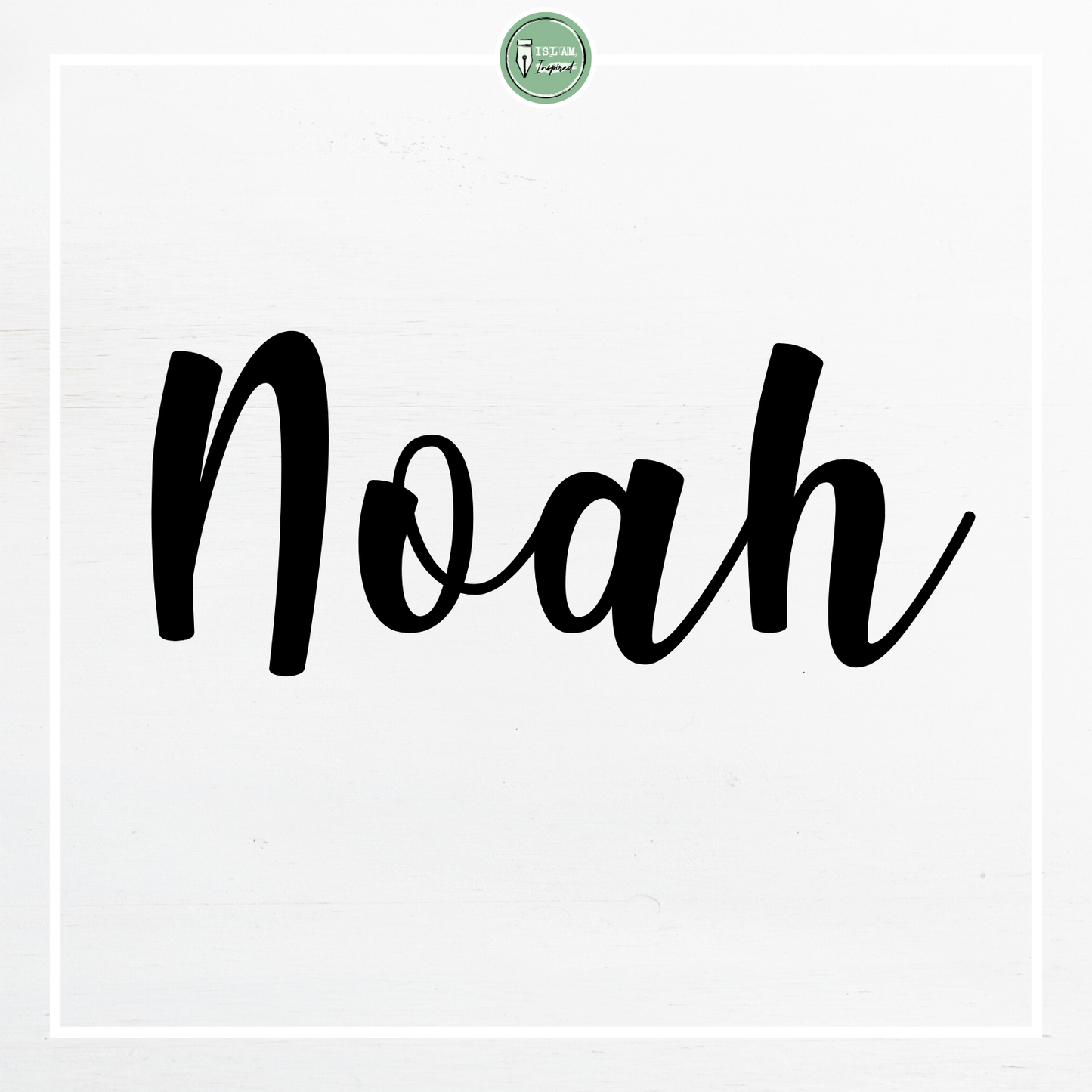 Vinyl name stickers
