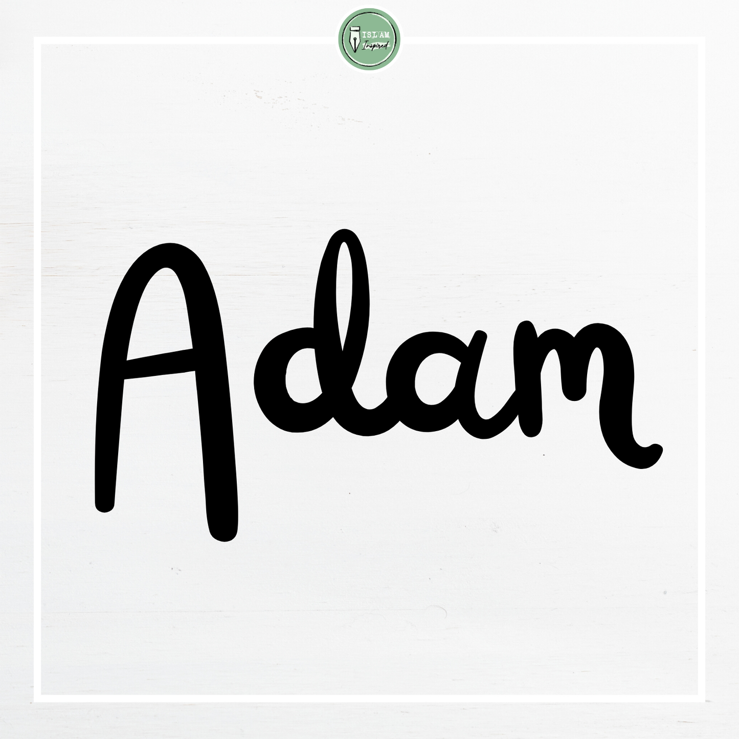 Vinyl name stickers
