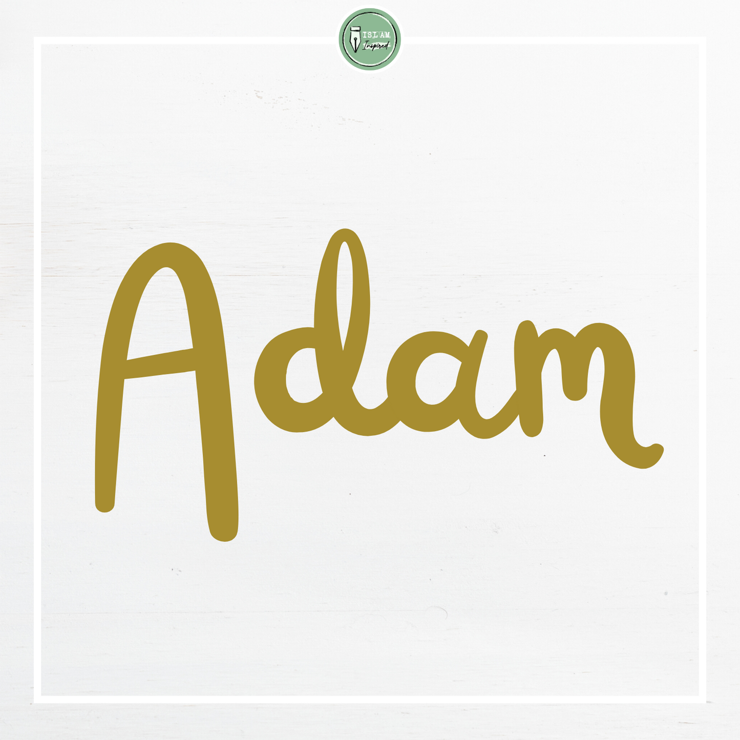 Vinyl name stickers