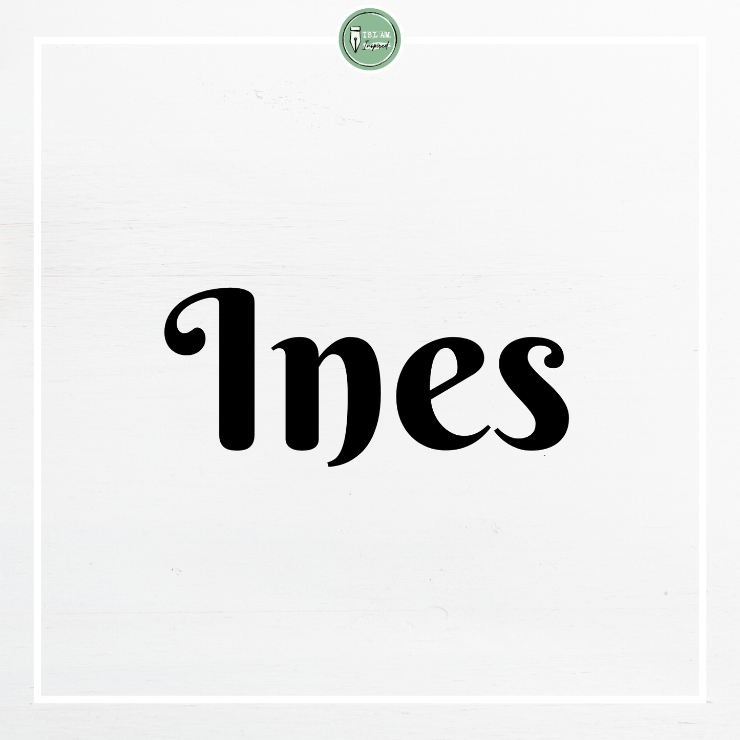 Vinyl name stickers