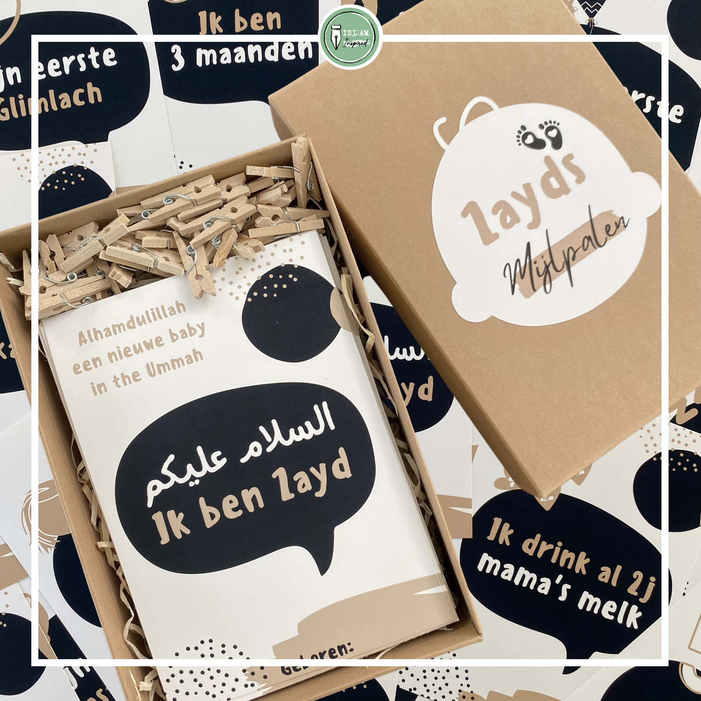 Baby's mijlpaal kaarten