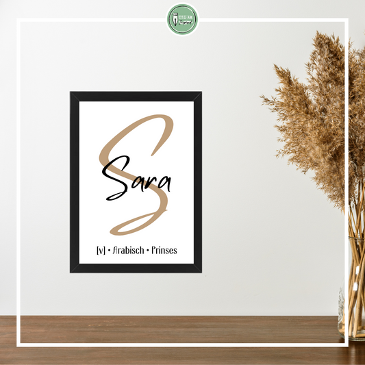 Naamposter 'Know your name'