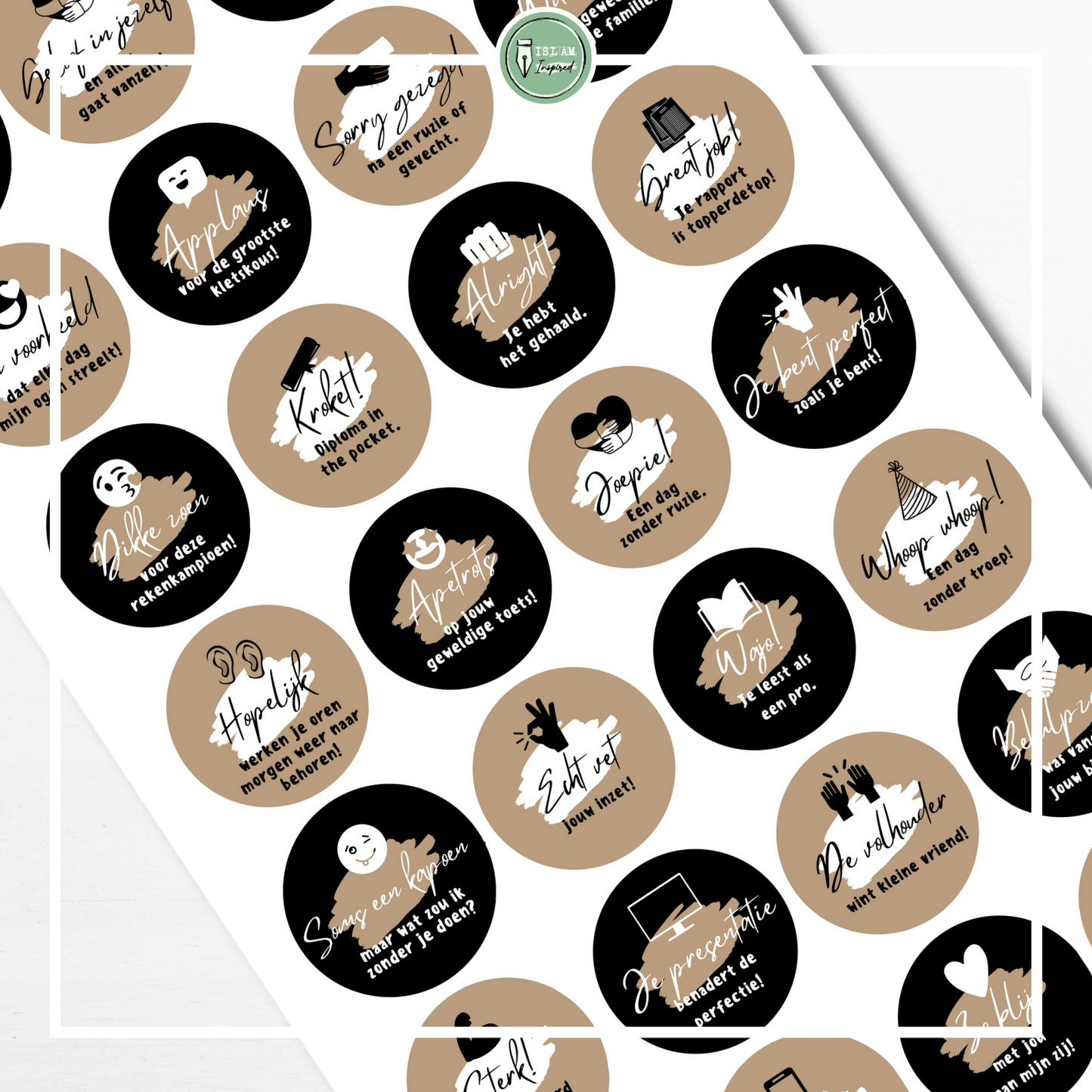 Sticker collection board with 56 stickers